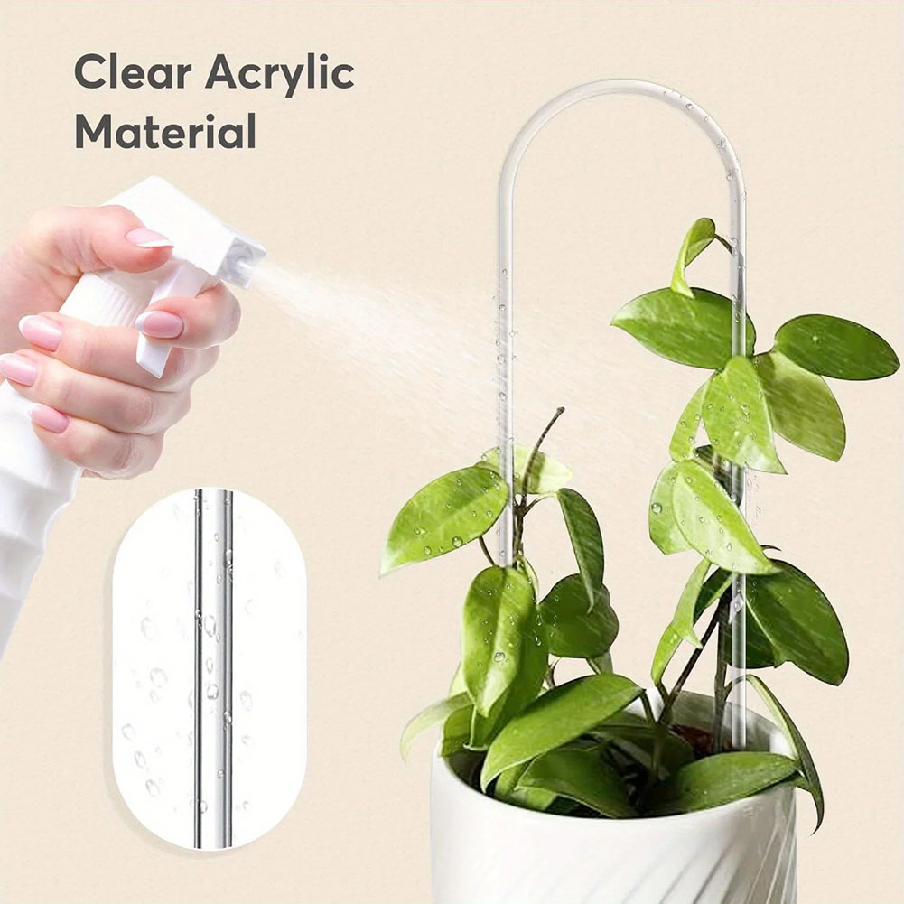 2pcs Acrylic U-shaped Plant Ra - огляд і ціна Indoor Herb Garden