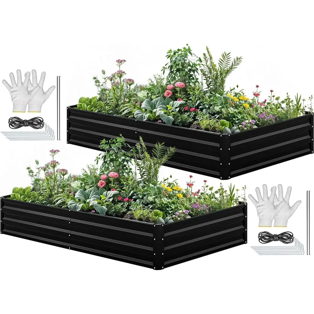 96x48x12 Galvanized Steel Rais - огляд і ціна Garden Gloves