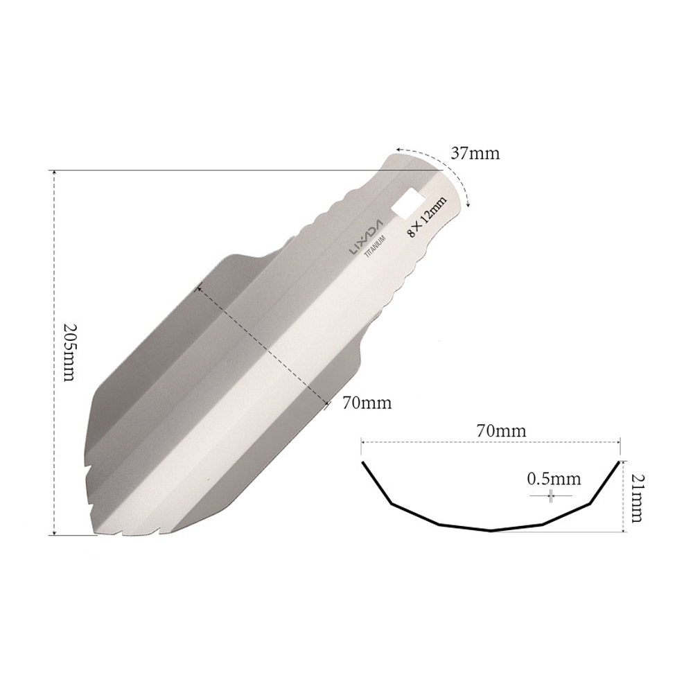 Lixada Titanium Garden Hand Sh - огляд і ціна Trowel Garden Tools