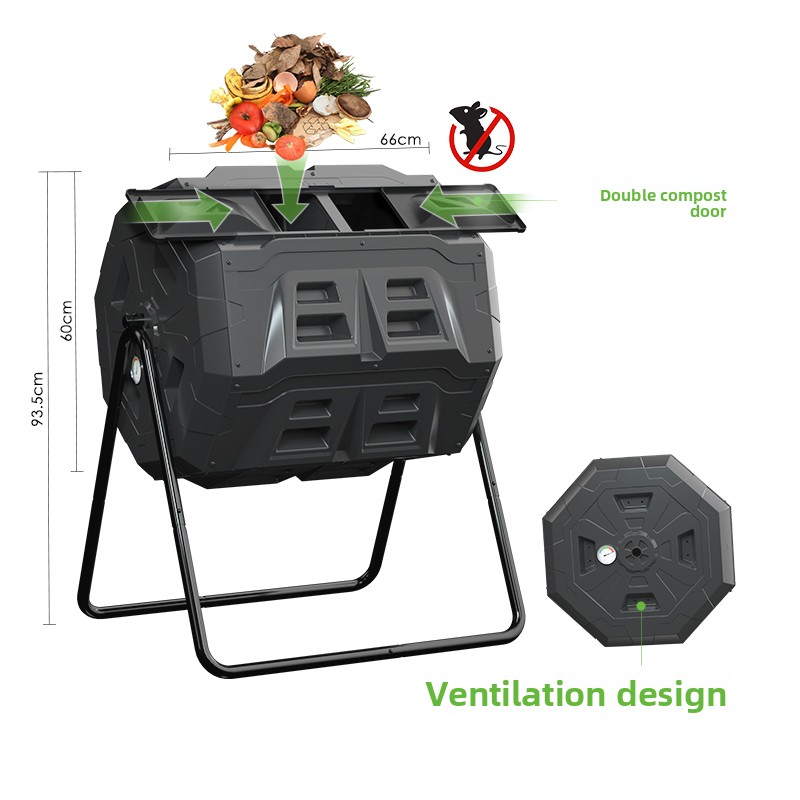 Home Garden Leaf Rotating Comp - огляд і ціна Compost Bin