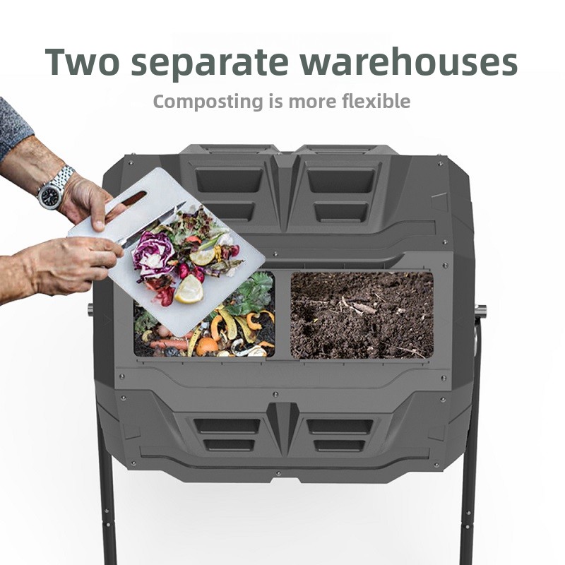 Home Garden Leaf Rotating Comp - огляд і ціна Compost Bin
